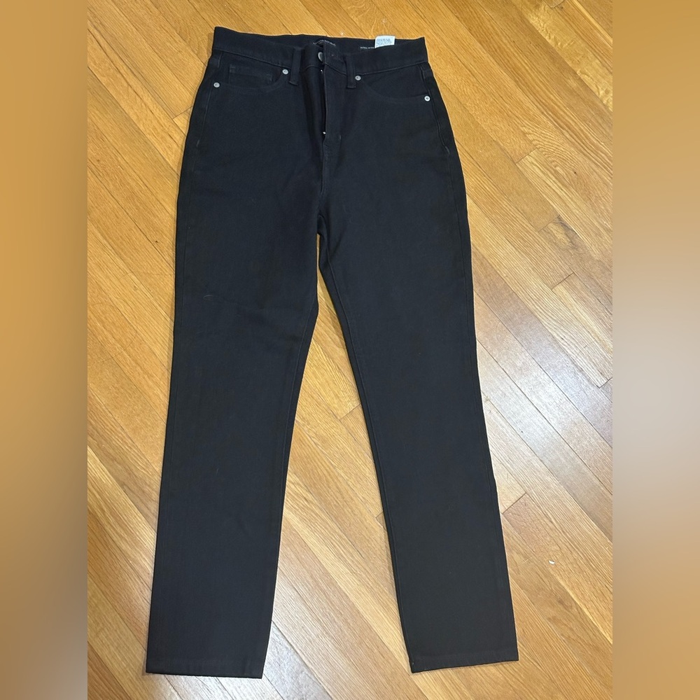 Banana Republic Ultra High-Rise Black Denim